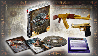Игра Uncharted 2: Among Thieves Коллекционное издание (PS3) б/у, Полностью Русский
