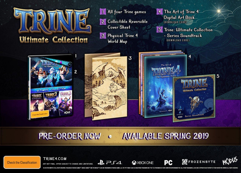 Игра Trine Ultimate Collection (PS4) Русские Субтитры
