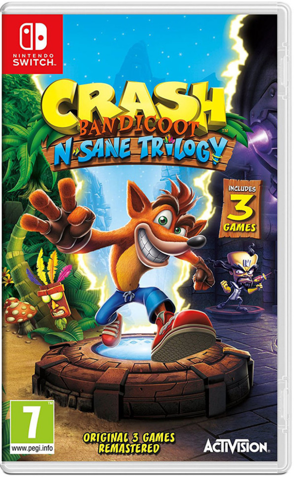 Игра Crash Bandicoot N.Sane Trilogy (Nintendo Switch) Полностью Английский