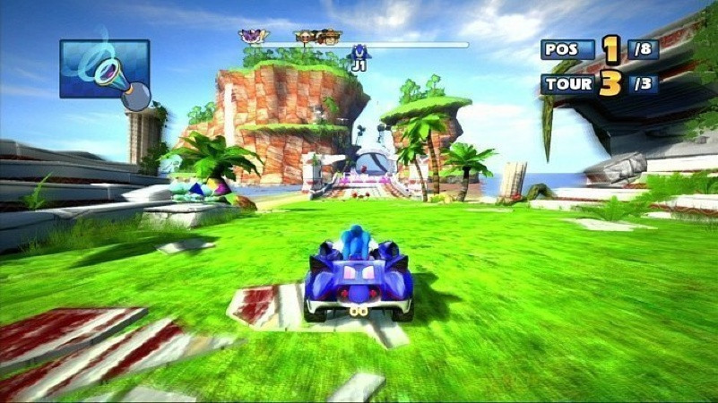 Игра Sonic & Sega All-Stars Racing (PS3) б/у, Полностью Английский