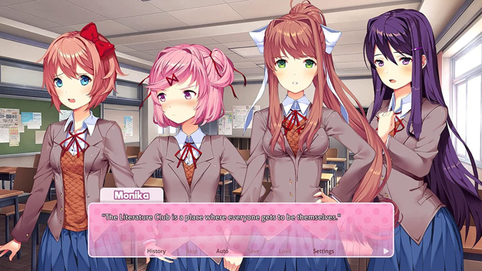 Игра Doki Doki Literature Club Plus! (Nintendo Switch) Полностью Английский