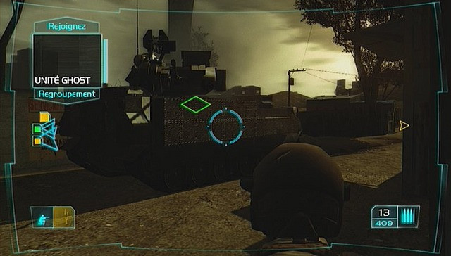Игра Tom Clancy`s Ghost Recon Advanced warfighter (Xbox 360) б/у, Полностью Английский