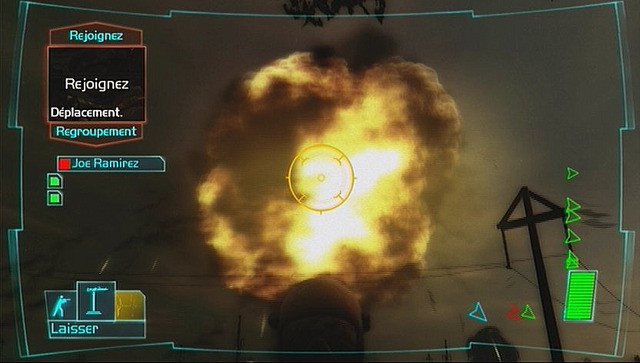 Игра Tom Clancy`s Ghost Recon Advanced warfighter (Xbox 360) б/у, Полностью Английский