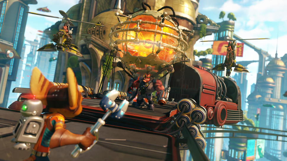 Игра Ratchet & Clank (PS4) б/у, Полностью Русский