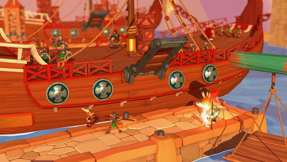 Игра Asterix & Obelix XXL 3: The Crystal Menhir (PS4) б/у, Полностью Русский
